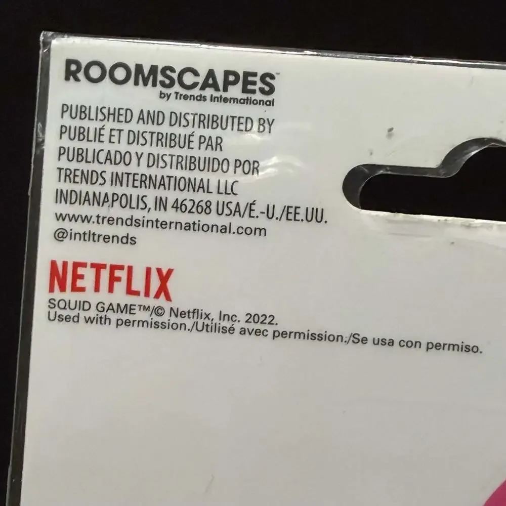 Netflix Squid Game Roomscapes Decal Sticker Sheet by Trends International